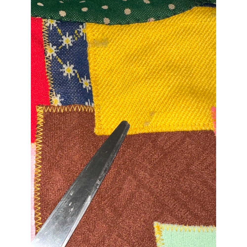 Crazy Quilt 70's Patchwork Pieced Jacket - image 10